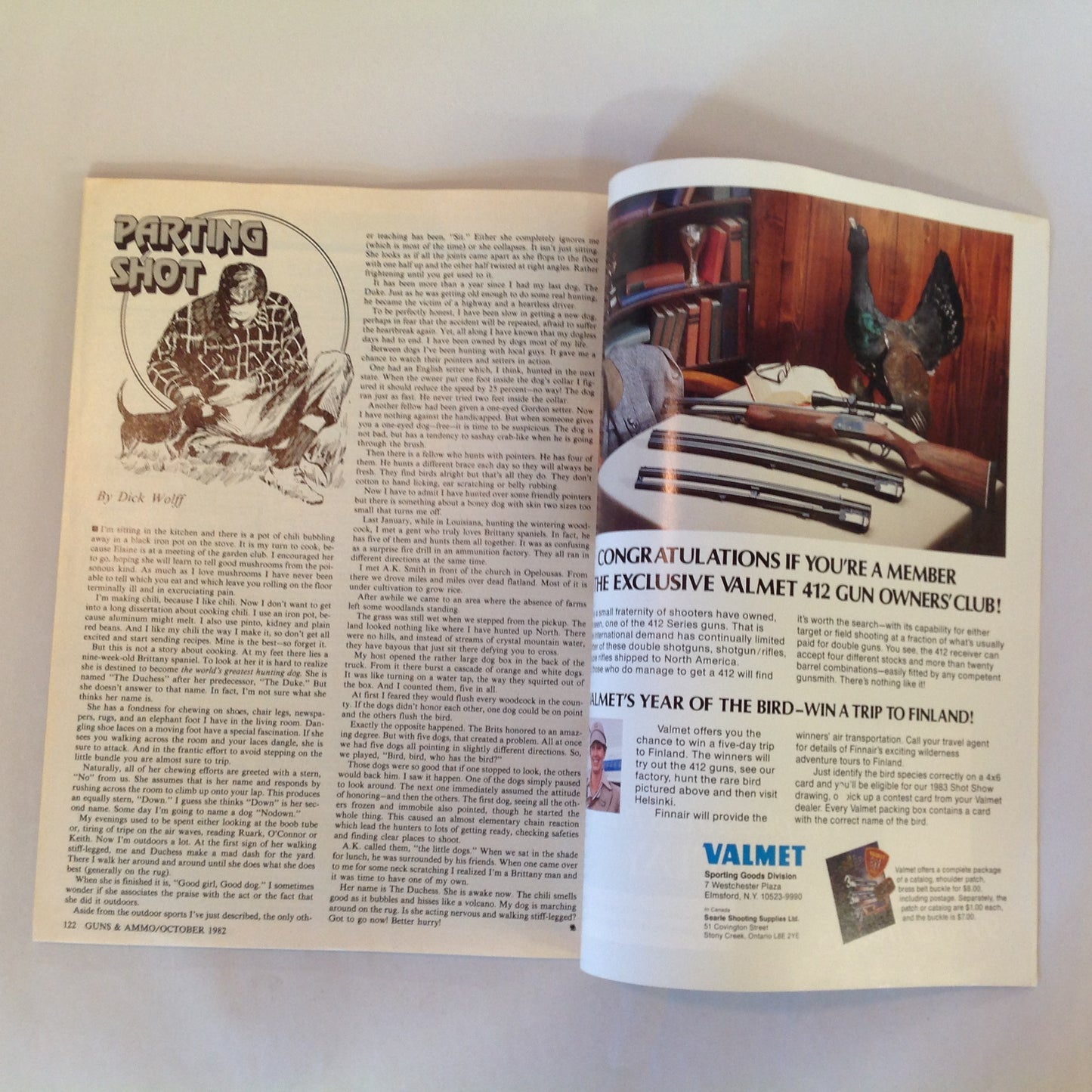 Vintage Oct 1982 Guns & Ammo Magazine Colt's Stainless Python Peacemakers Combat .38 Agent