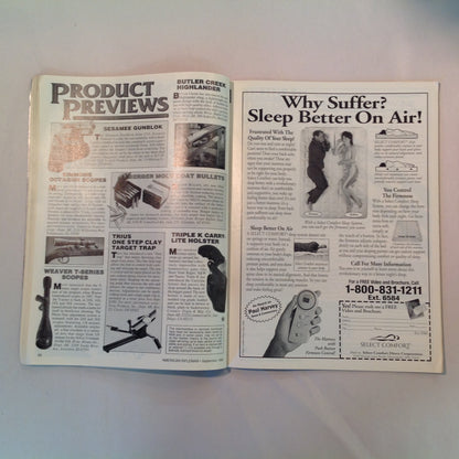 Vintage Sep 1996 American Rifleman Magazine Really Big Bores! Choose the Right Carry Holster Mystery M9 Beretta