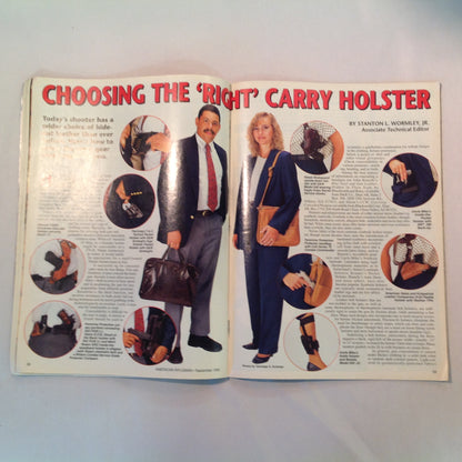 Vintage Sep 1996 American Rifleman Magazine Really Big Bores! Choose the Right Carry Holster Mystery M9 Beretta