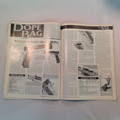 Vintage Sep 1996 American Rifleman Magazine Really Big Bores! Choose the Right Carry Holster Mystery M9 Beretta