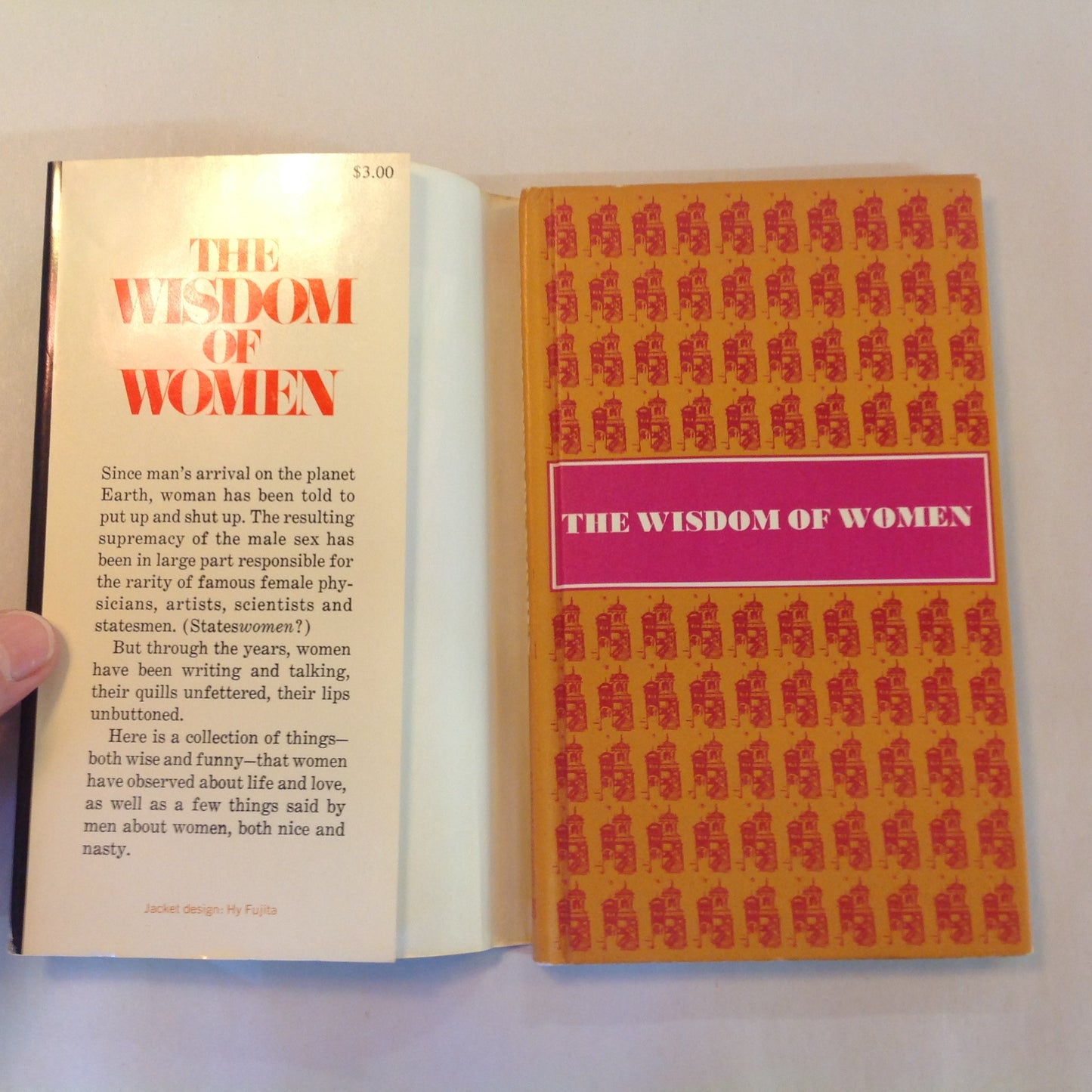 Vintage 1971 Hardcover Gift Book The Wisdom of Women Canada Jessup