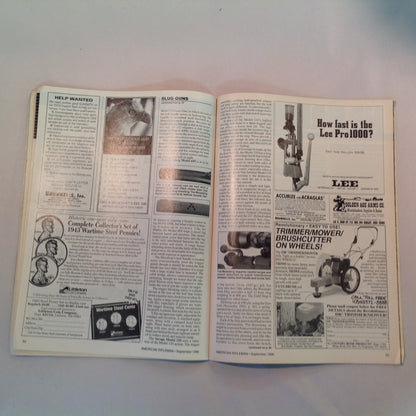 Vintage Sep 1996 American Rifleman Magazine Really Big Bores! Choose the Right Carry Holster Mystery M9 Beretta
