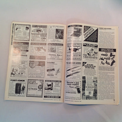 Vintage Sep 1996 American Rifleman Magazine Really Big Bores! Choose the Right Carry Holster Mystery M9 Beretta