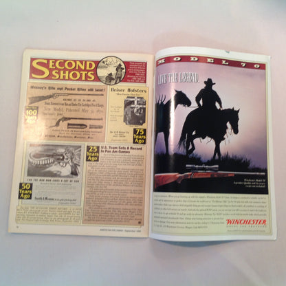 Vintage Sep 1996 American Rifleman Magazine Really Big Bores! Choose the Right Carry Holster Mystery M9 Beretta