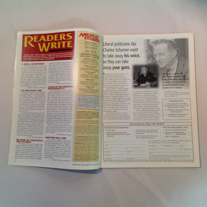 Vintage Feb 1999 American Rifleman Magazine Wayne LaPierre Jim Baker NRA Prop