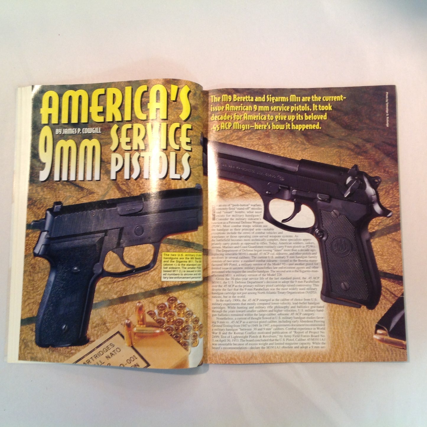 Vintage Feb 1999 American Rifleman Magazine Wayne LaPierre Jim Baker NRA Prop