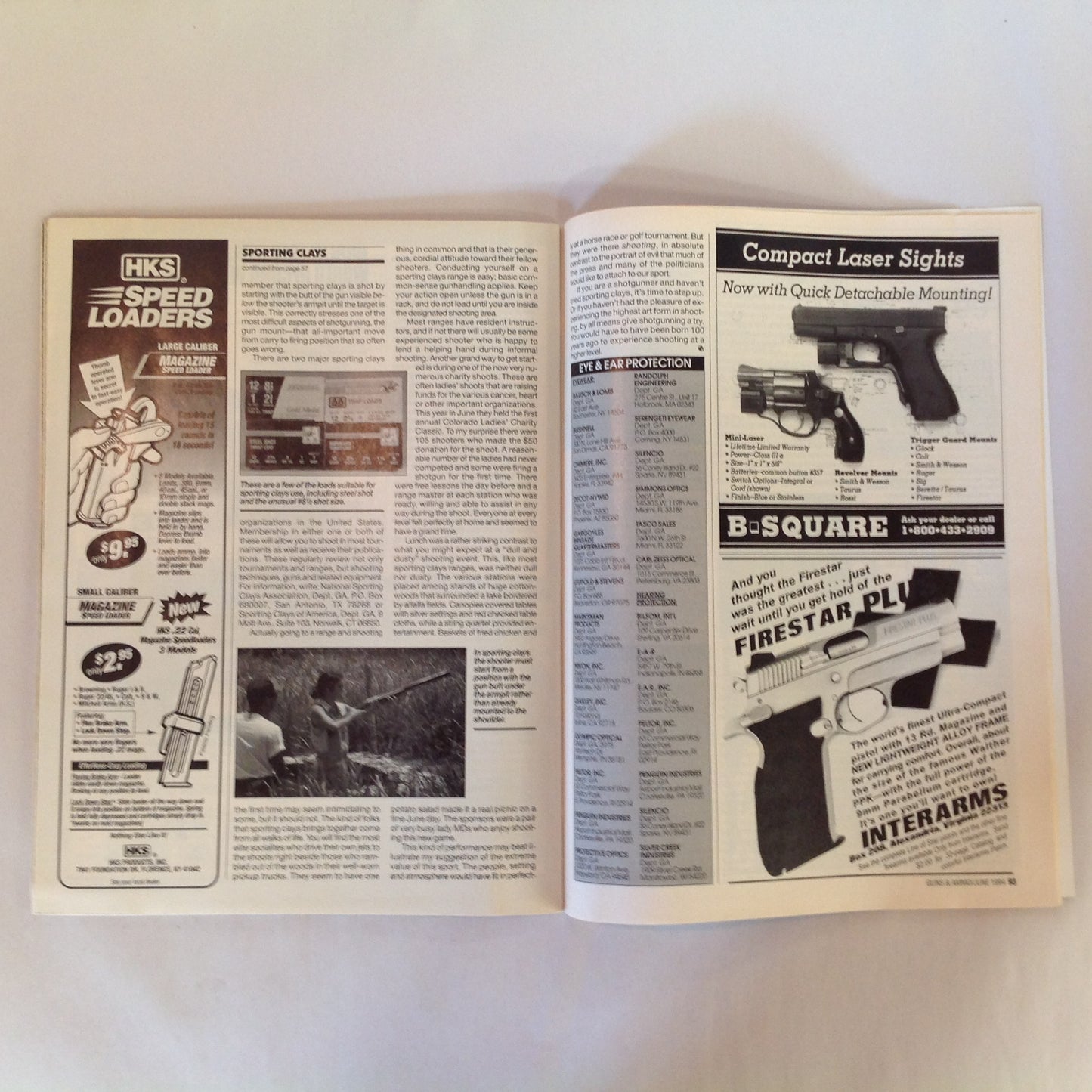 Vintage Jun 1994 Guns & Ammo Magazine S&W's Sigma Top Secret Combat Pistol The Real Story