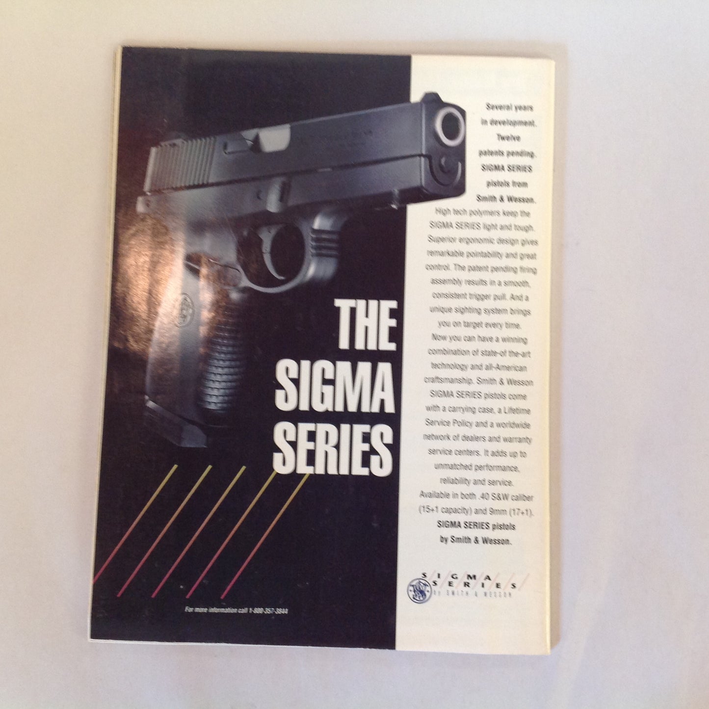 Vintage Jun 1994 Guns & Ammo Magazine S&W's Sigma Top Secret Combat Pistol The Real Story