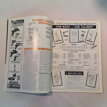 Vintage Jul/Aug 1992 Hand Gunning Magazine Double Take Browning Switchblade BDM Olympic 92 Webley Trench War