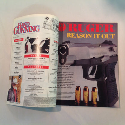 Vintage May/Jun 1992 Hand Gunning Magazine Self-Defense Up Close and Personal Civilian Gun Carry? New Defense Guns