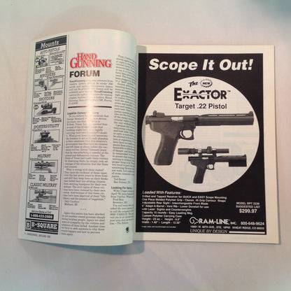 Vintage May/Jun 1992 Hand Gunning Magazine Self-Defense Up Close and Personal Civilian Gun Carry? New Defense Guns