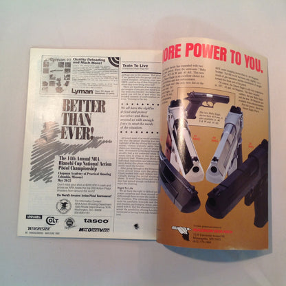 Vintage May/Jun 1992 Hand Gunning Magazine Self-Defense Up Close and Personal Civilian Gun Carry? New Defense Guns