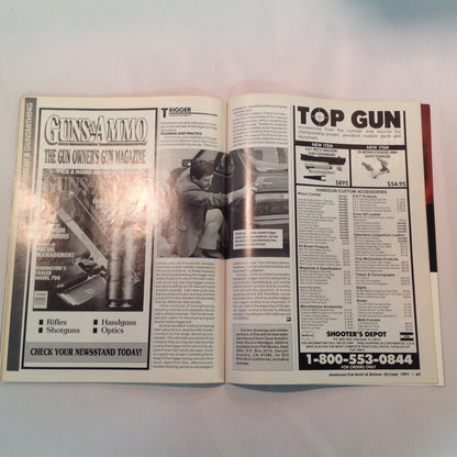 Vintage Oct 1991 Handguns For Sport and Defense Magazine All New & Complete Buyer's Guide Combat Auto Pistols