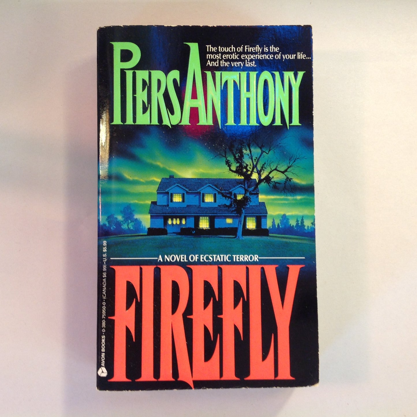 Vintage 1992 Mass Market Paperback Firefly Piers Anthony First Edition