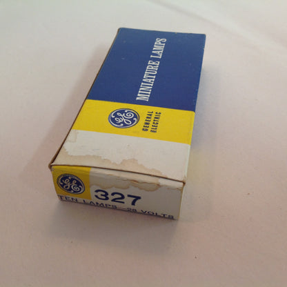 Vintage NOS GE General Electric Miniature Lamps 327 28V 10 Pack Unused in Box