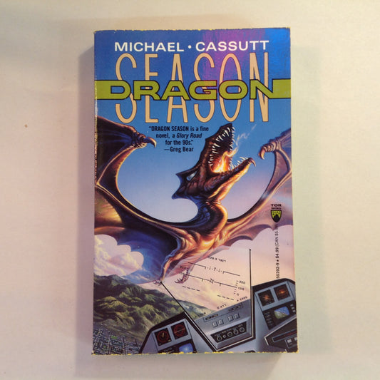 Vintage 1991 Mass Market Paperback Dragon Season Michael Cassutt First Edition