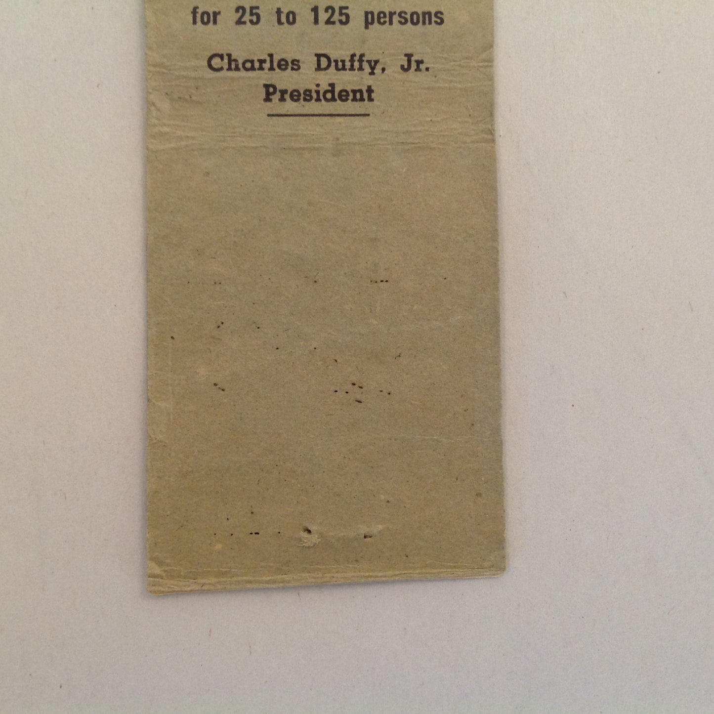 Vtg Matchbook Cover Hotel Edison Sunbury Pennsylvania Hub of Central PA Modern!