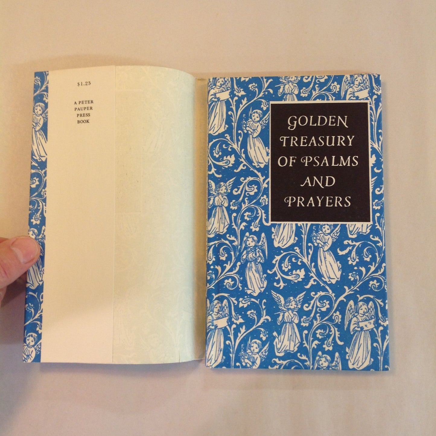 Vintage 1952 Hardcover Gift Book Golden Treasury of Psalms and Prayers Peter Pauper Press