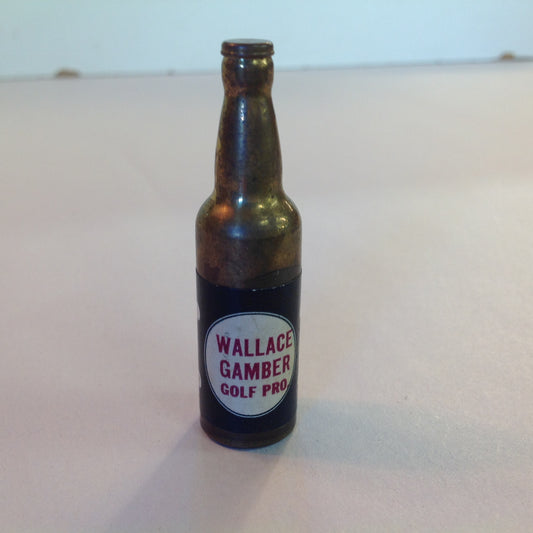 Vintage 1940's KEM Novelty Beer Bottle Lighter Unused Unfired Wallace Gamber Golf Pro Chandler Park Detroit