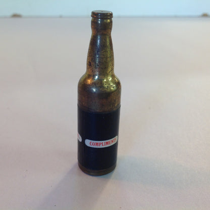 Vintage 1940's KEM Novelty Beer Bottle Lighter Unused Unfired Wayne Screw Products Co