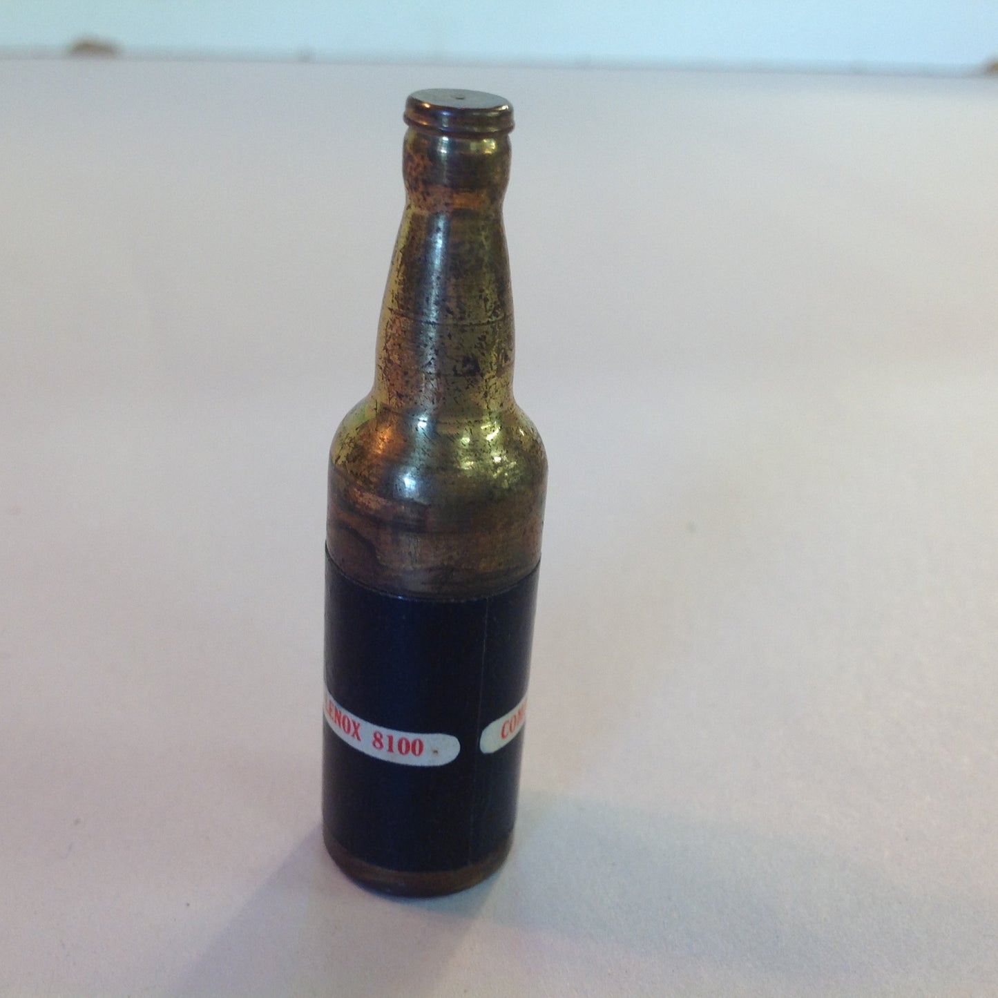 Vintage 1940's KEM Novelty Beer Bottle Lighter Unused Unfired Wayne Screw Products Co