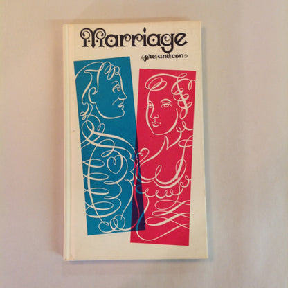 Vintage 1968 Hardcover Gift Book Marriage: Pros and Cons Peter Pauper Press