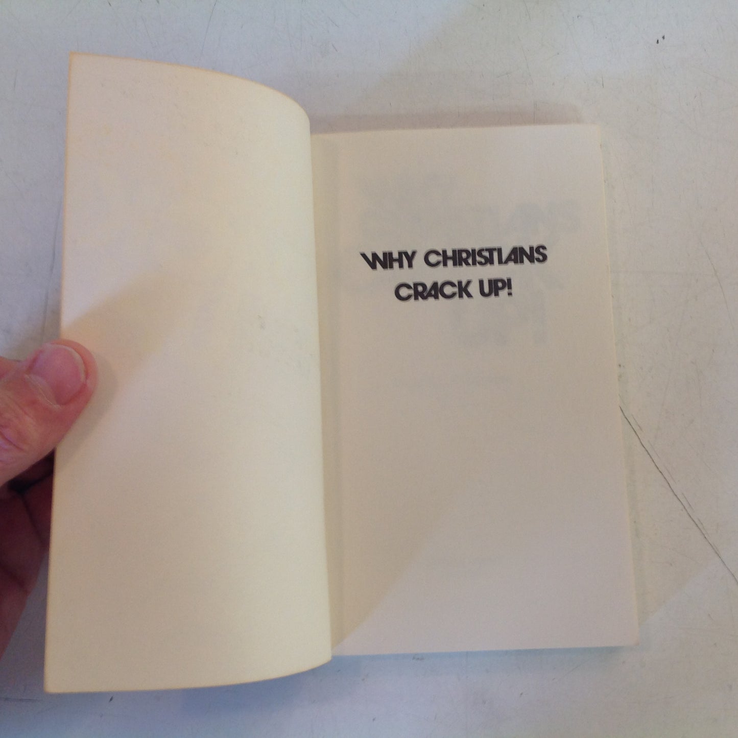 Vintage 1974 Mass Market Paperback Why Christians Crack Up! Marion H Nelson
