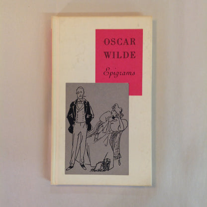 Vintage 1960 Hardcover Gift Book Oscar Wilde: Epigrams Peter Pauper Press