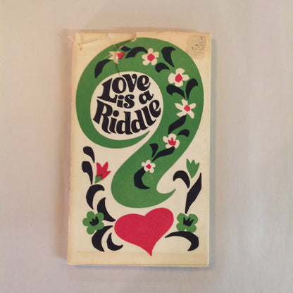 Vintage 1964 Hardcover Gift Book Love Is a Riddle Peter Pauper Press