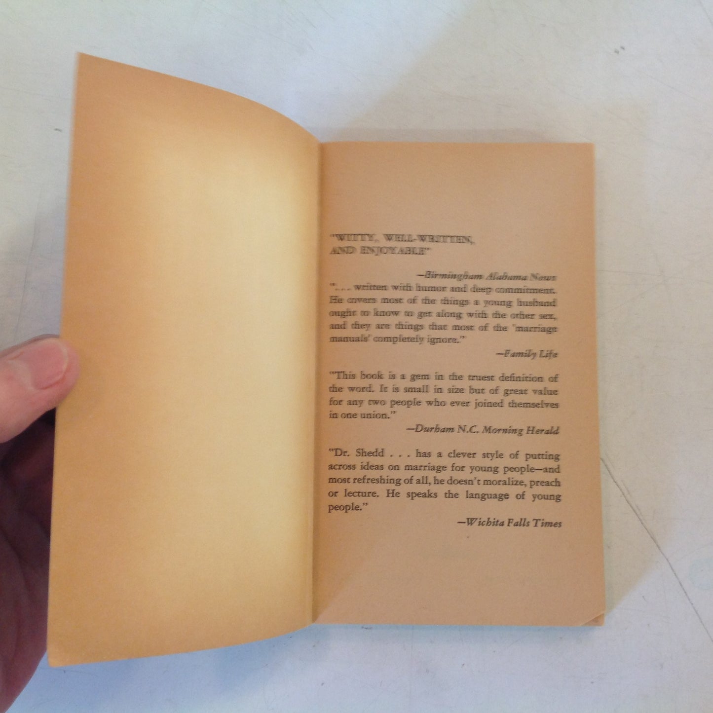 Vintage 1971 Mass Market Paperback Letters to Phillip On How to Treat a Woman Charlie Shedd