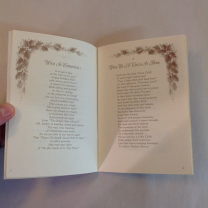 Vintage 1976 Gibson Greeting Cards Holiday Booklet The Miracle of Christmas: A Special Collection of Christmas Poems by Helen Steiner Rice