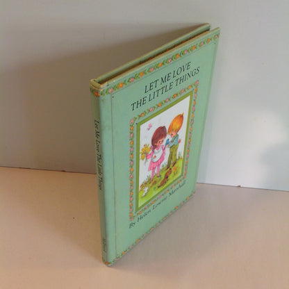 Vintage 1971 Hardcover Gift Book Let Me Love the Little Things Helen Lowrie Marshall