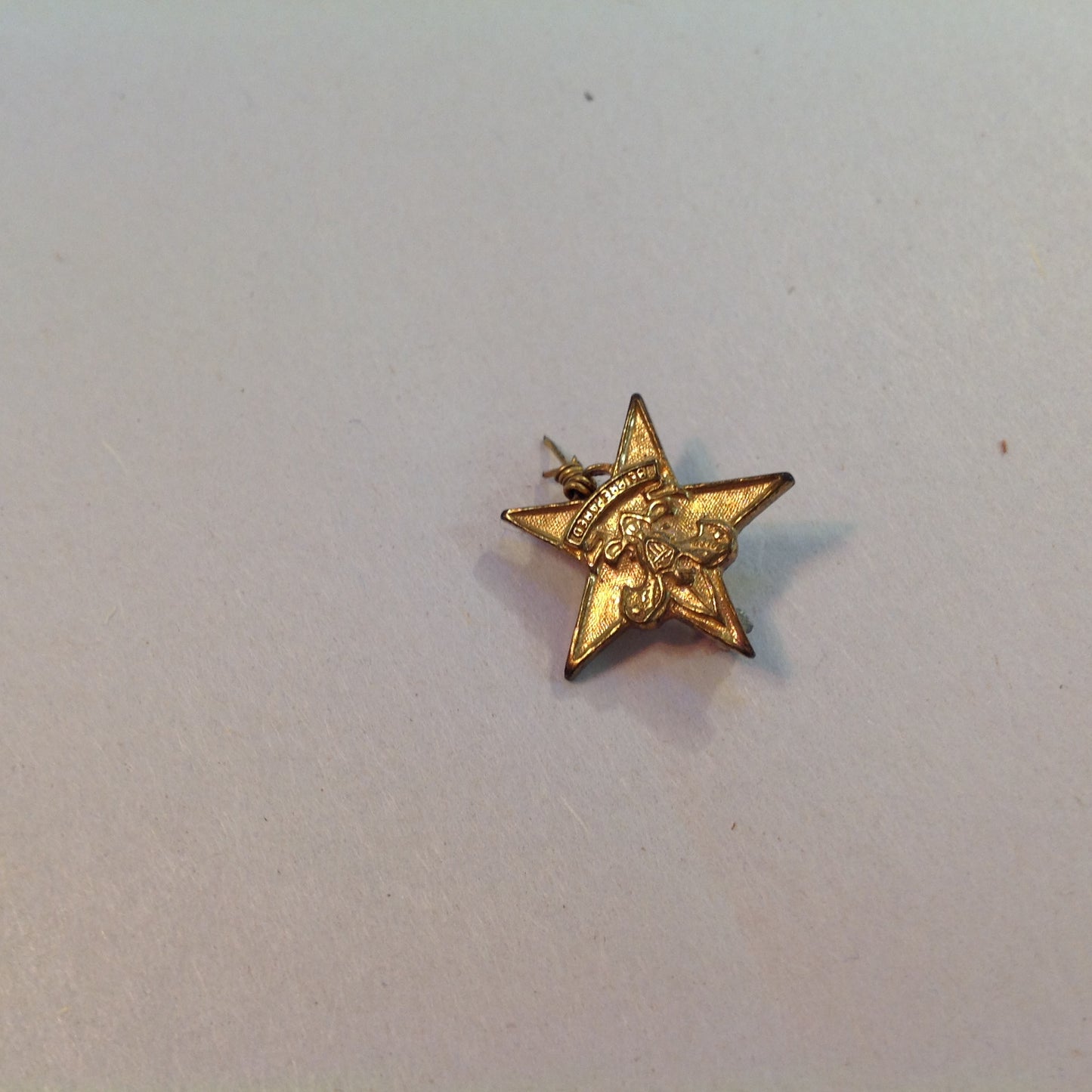 Vintage Boy Scouts of America Small Star Scout Emblem Pin