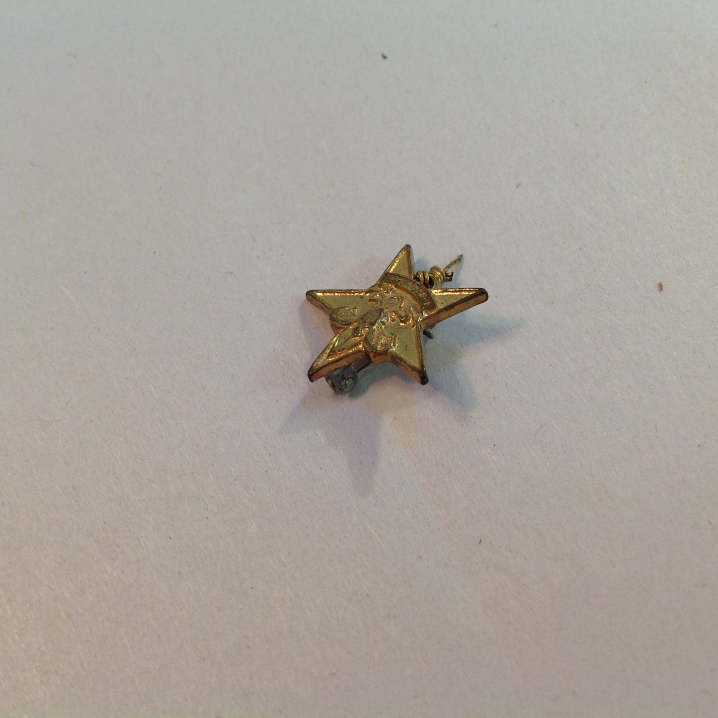 Vintage Boy Scouts of America Small Star Scout Emblem Pin