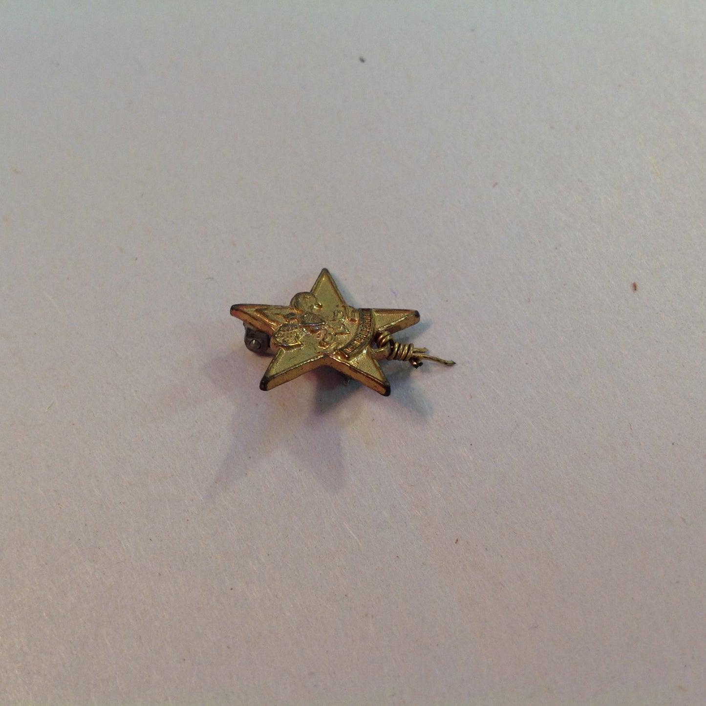 Vintage Boy Scouts of America Small Star Scout Emblem Pin