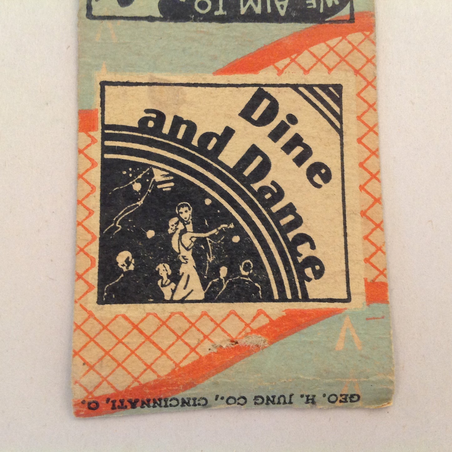 Vintage Matchbook Cover Konrad's Road House Dine and Dance St Ignace Michigan