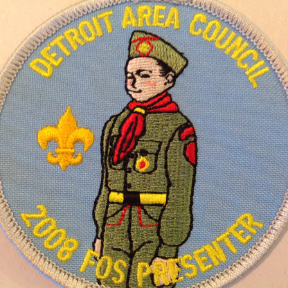 2008 Boy Scouts of America BSA Friend of Scouting Presenter Detroit Area Council