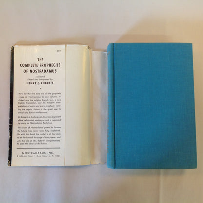 Vintage 1978 Hardcover The Complete Prophecies of Nostradamus Henry C. Roberts, Ed.