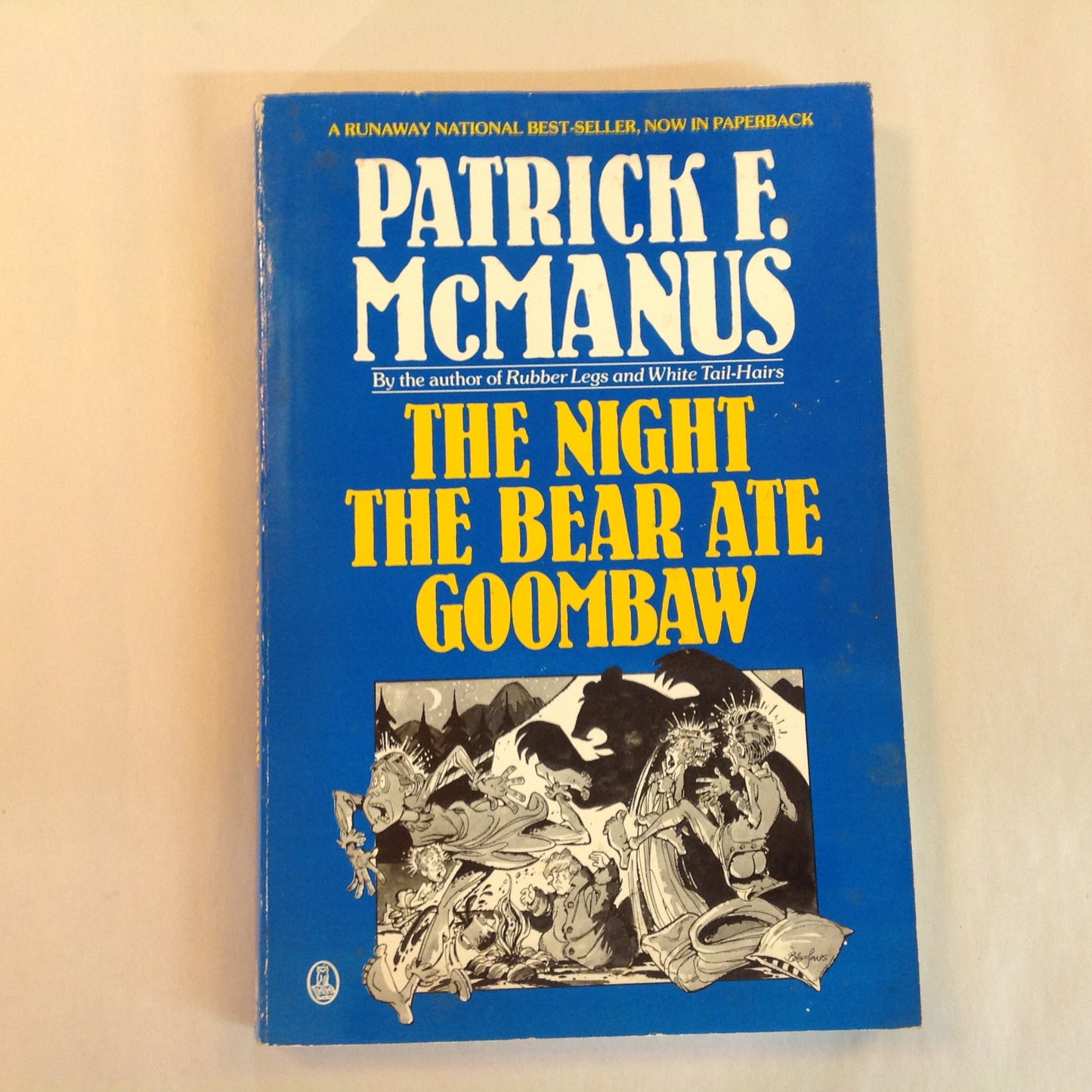 Vintage 1990 Paperback The Night the Bear Ate Goombaw Patrick F. McManus First Edition