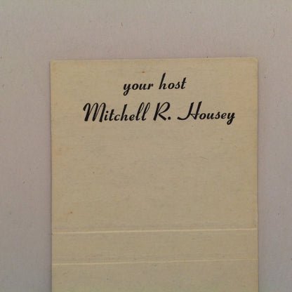 Vintage Matchbook Cover Housey's Maison-Riviera Featuring Riviera Strings Detroit MI