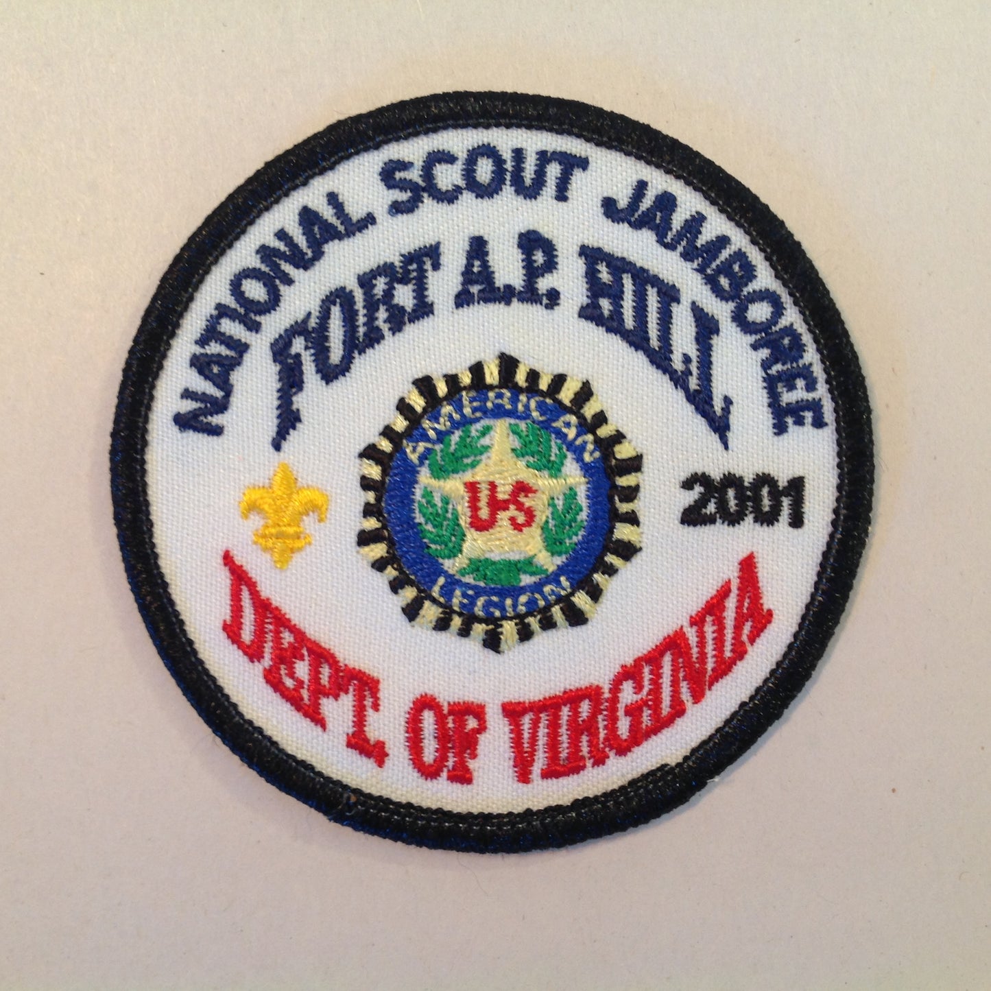 Vintage Boy Scouts of America BSA Patch 2001 Fort AP Hill National Jamboree VA