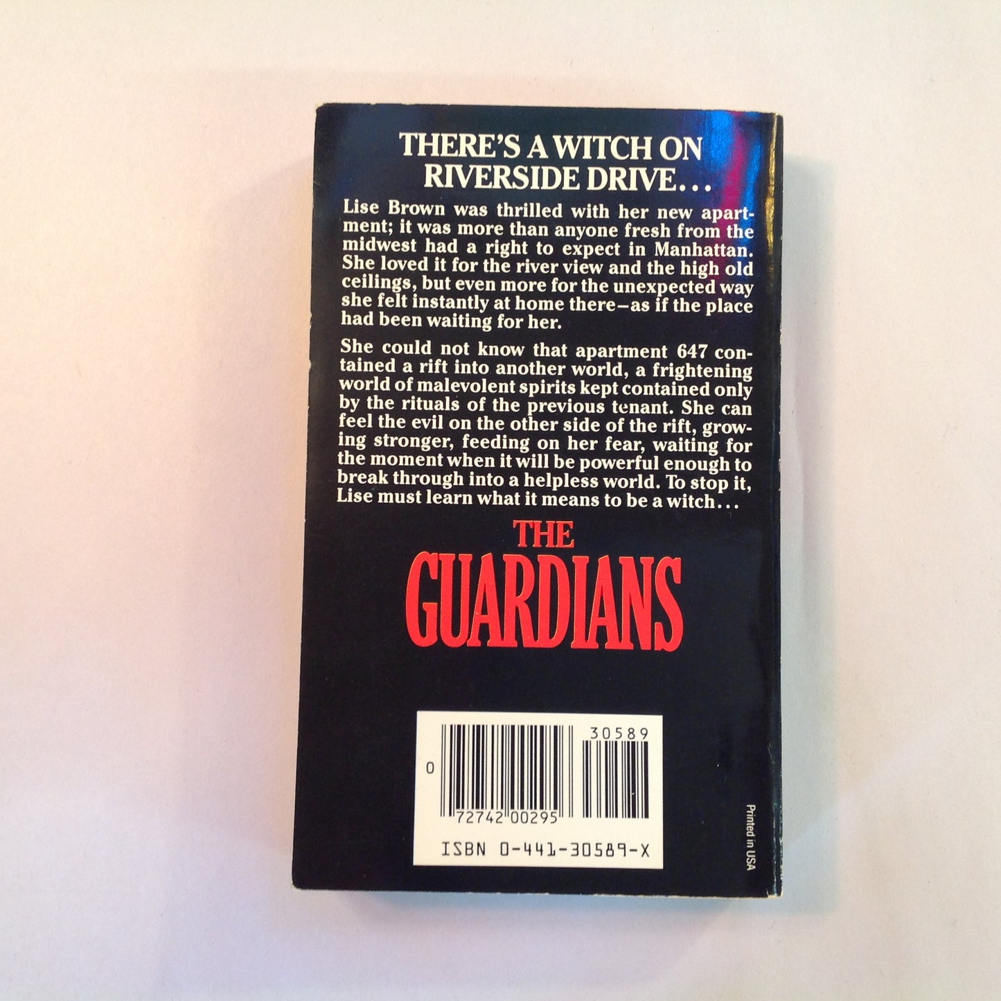 Vintage 1982 Mass Market Paperback The Guardians Lynn Abbey ACE First Edition