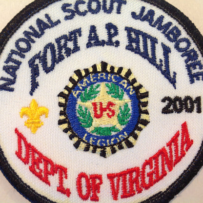 Vintage Boy Scouts of America BSA Patch 2001 Fort AP Hill National Jamboree VA