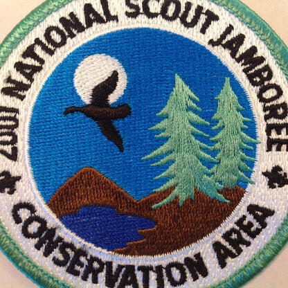 Vintage Boy Scouts of America BSA Patch 2001 National Jamboree Conservation Area