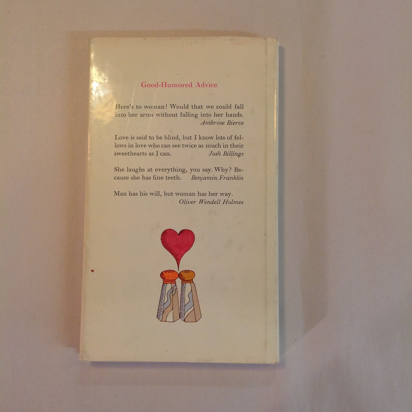 Vintage 1968 Hardcover Gift Book The Spice of Love: Wisdom and Wit About Love Through the Ages Hallmark