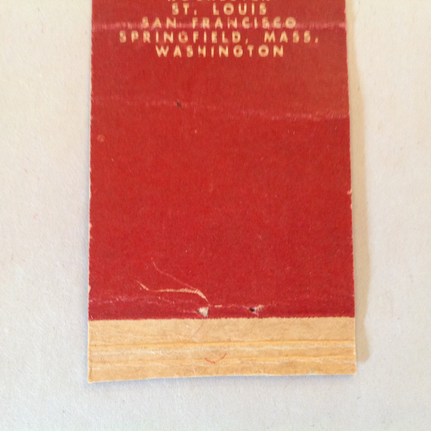 Vintage Matchbook Cover Sheraton Hotels Canada Original Logo Lamp Urn Locales
