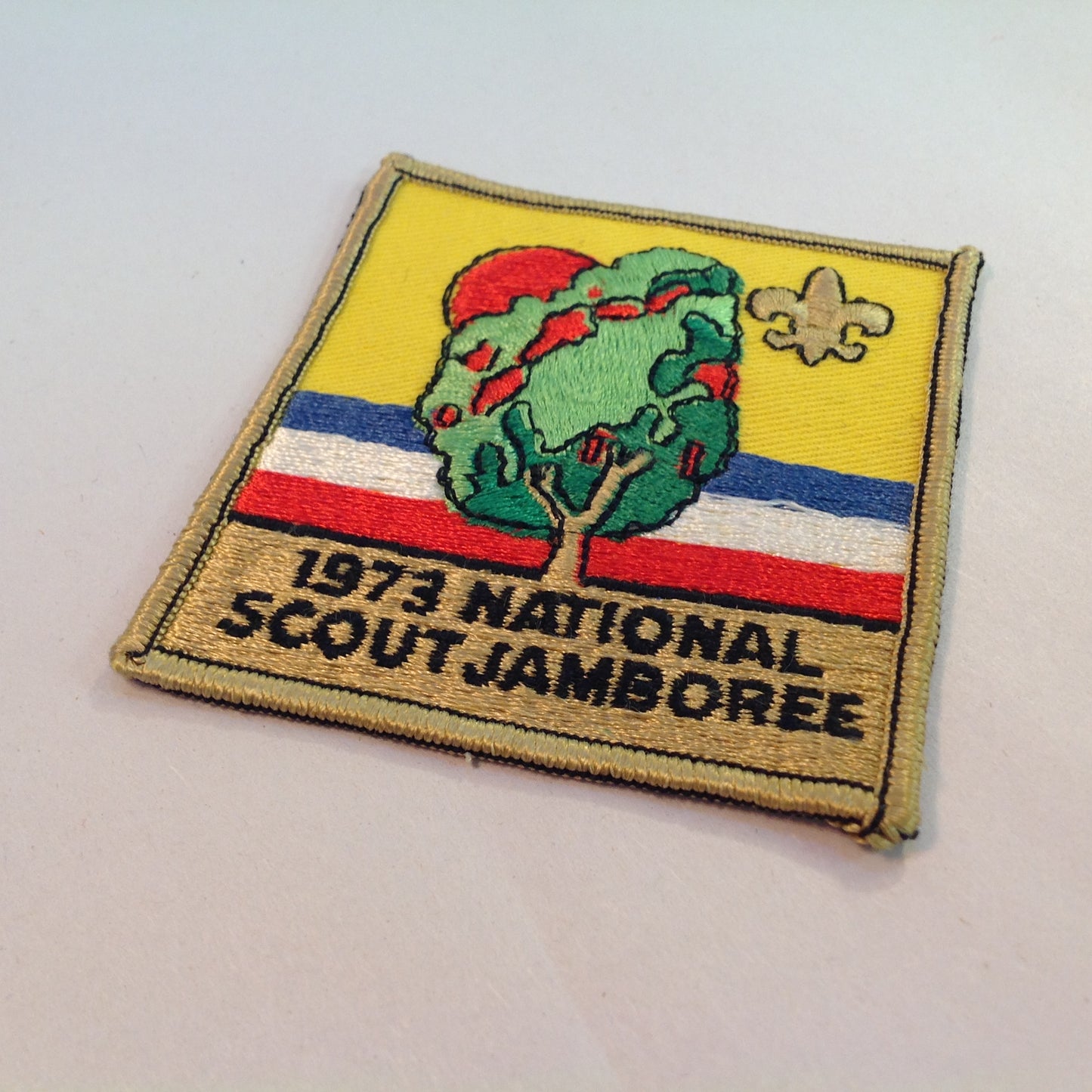 Vintage Boys Scouts of America BSA 1973 National Scout Jamboree Patch Sunset 73