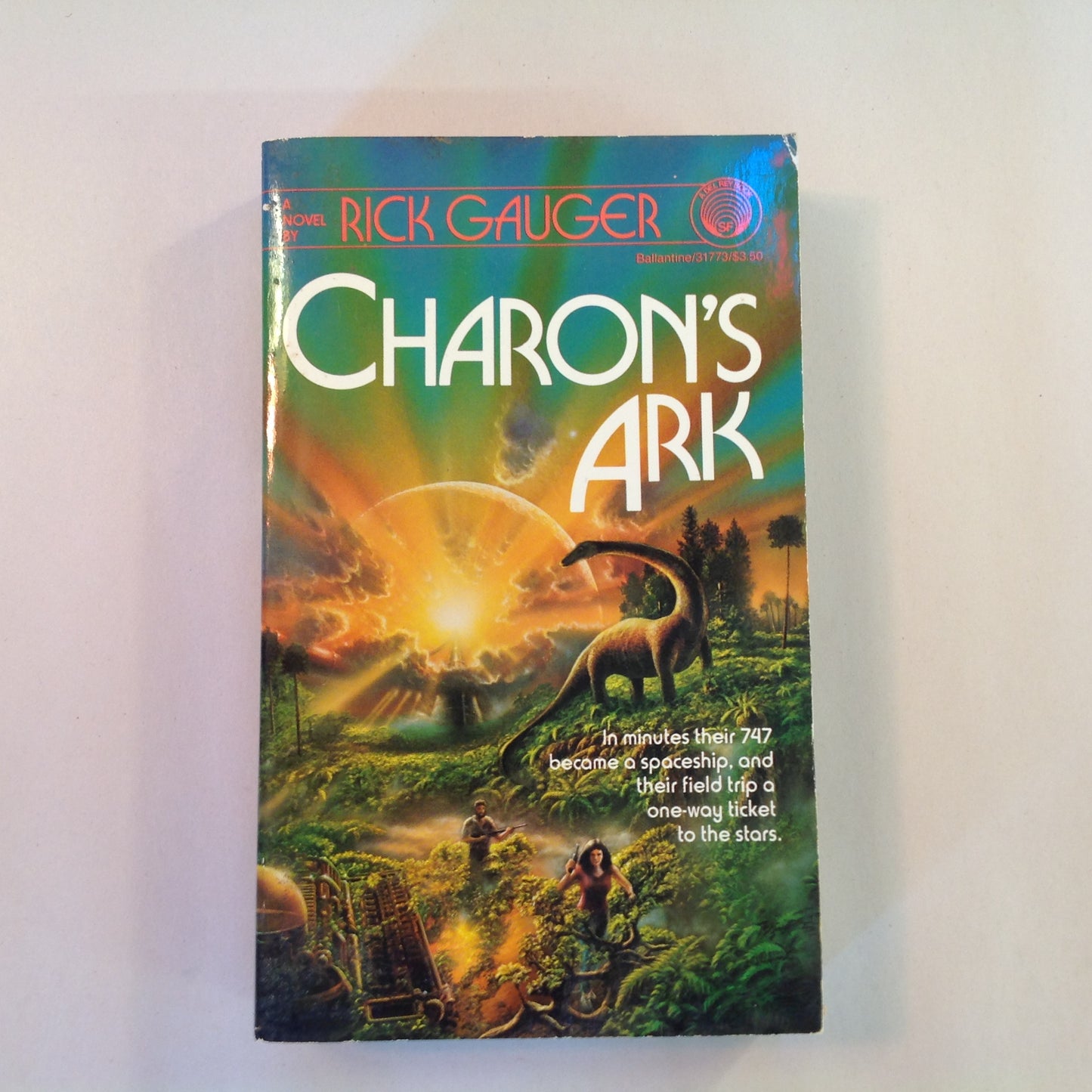 Vintage 1987 Mass Market Paperback Charon's Ark Rick Gauger First Edition