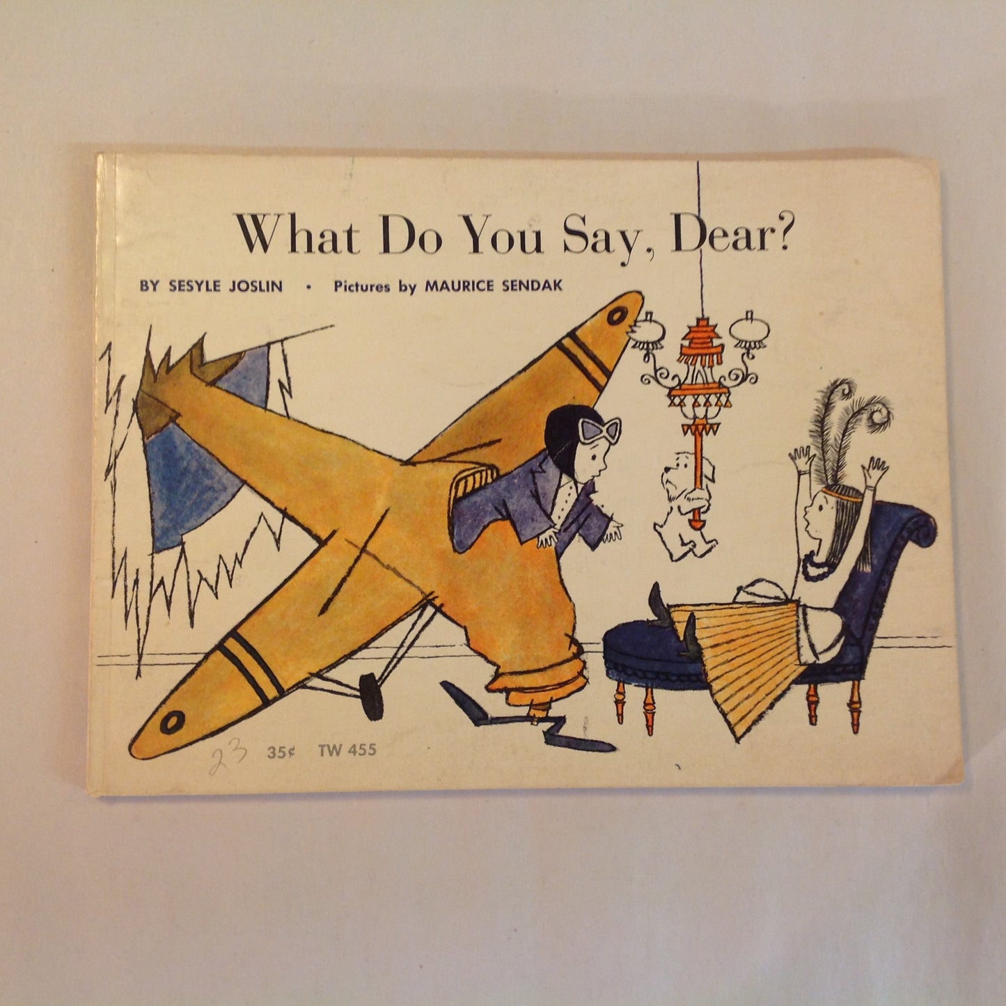 Vintage 1964 Paperback What Do You Say, Dear? Sesyle Joslin Maurice Sendak Scholastic Book Services First