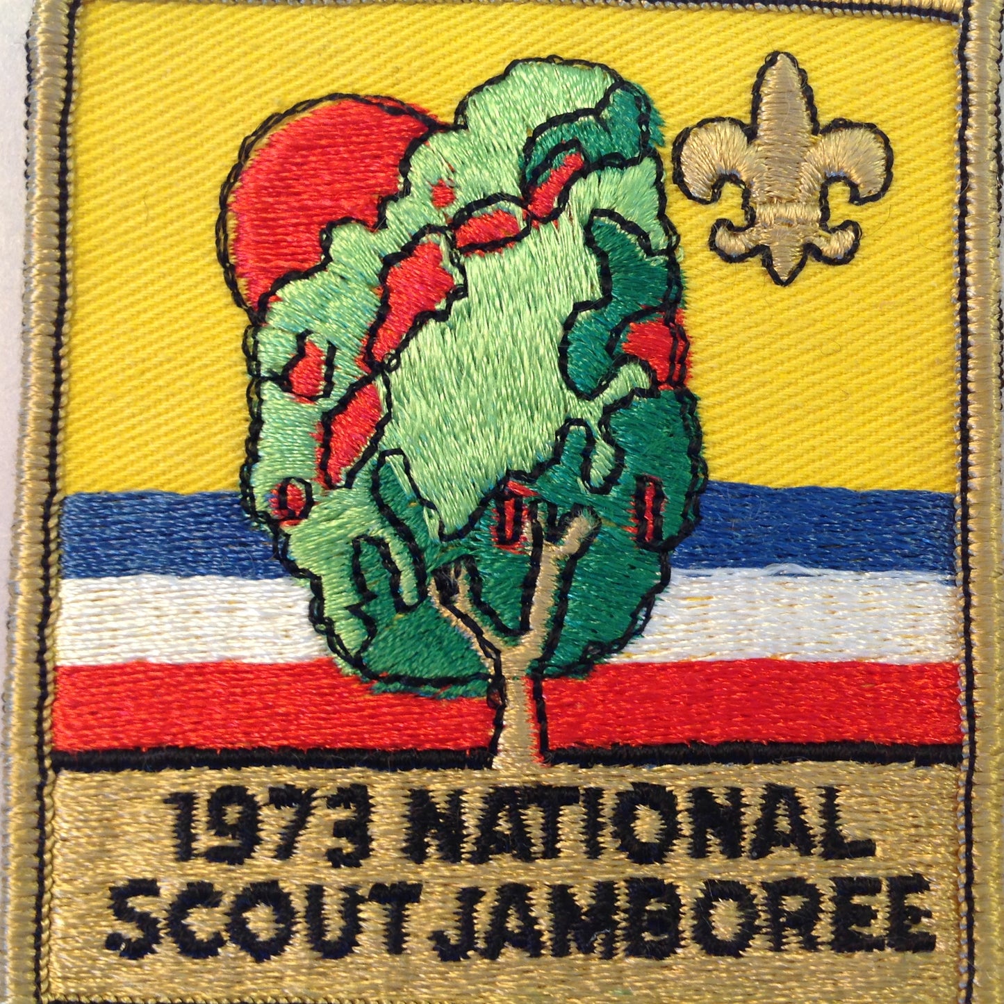 Vintage Boys Scouts of America BSA 1973 National Scout Jamboree Patch Sunset 73